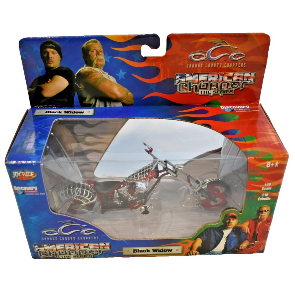 2004 ERTL Orange County Choppers Joy Ride Black Widow 1:18 American Chopper